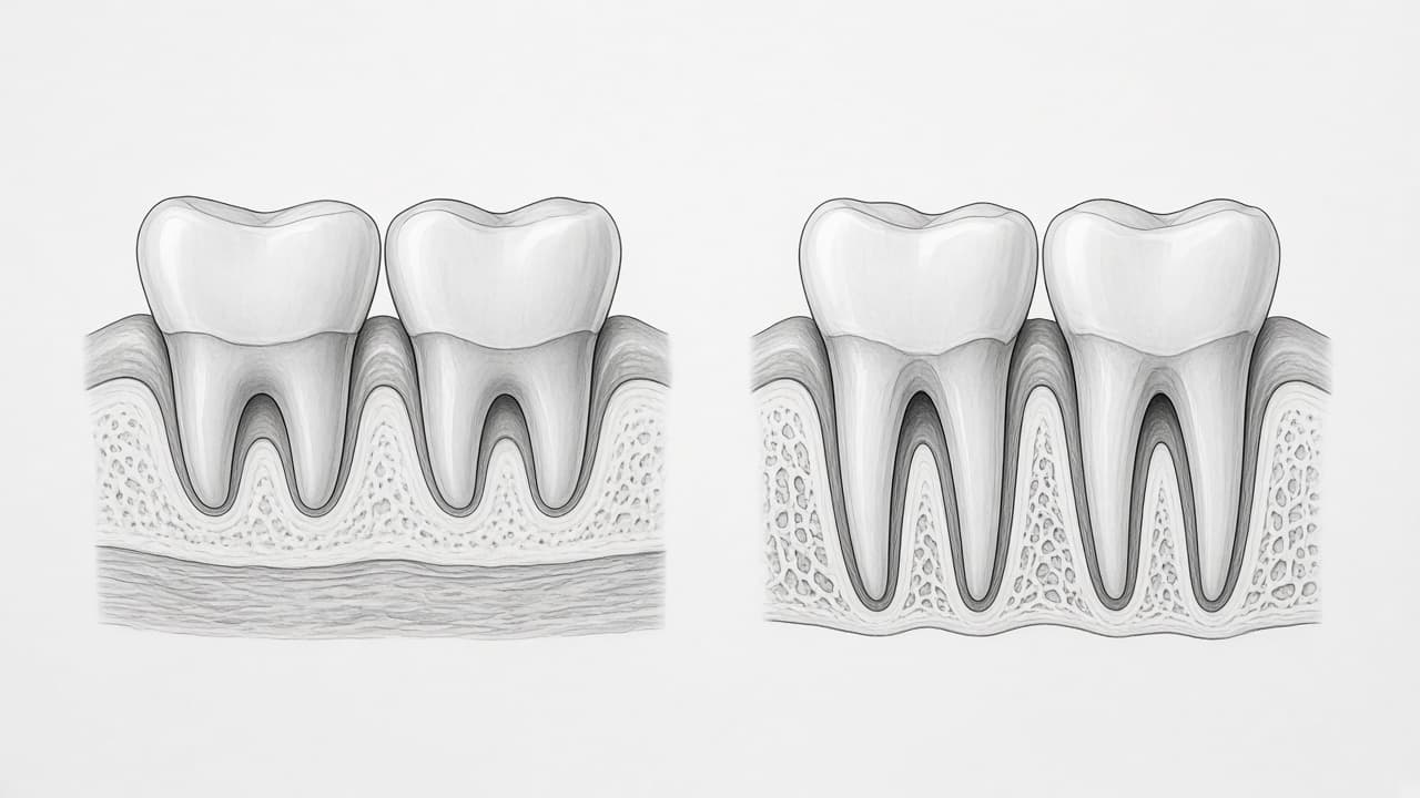 ¿Cuál es la diferencia entre gingivitis y periodontitis?
