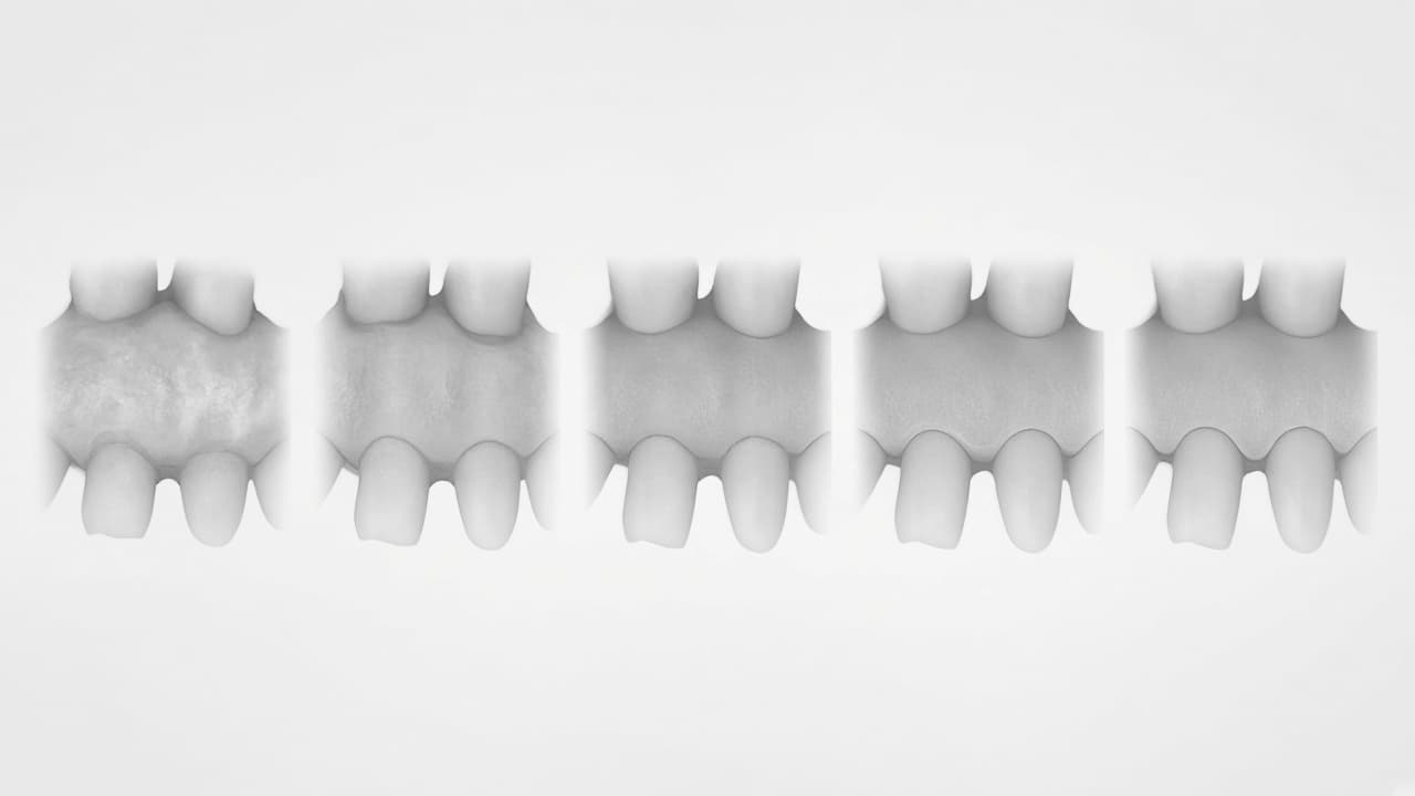 ¿Cuánto tarda en cicatrizar una cirugía periodontal?